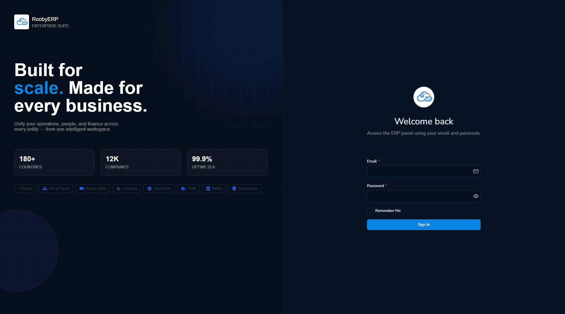 ERP Dashboard